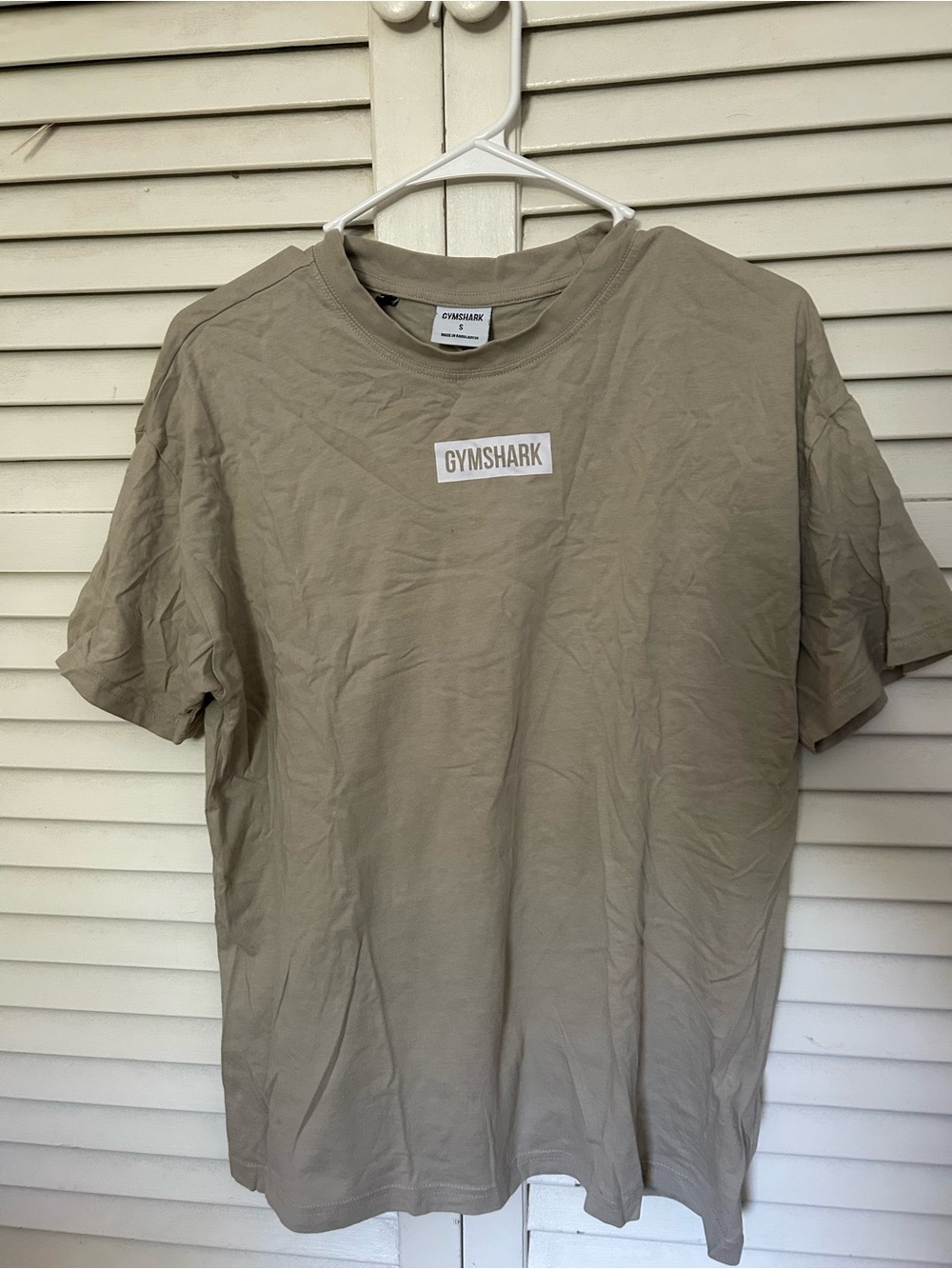 Gymshark Short Sleeve T-Shirt in Beige